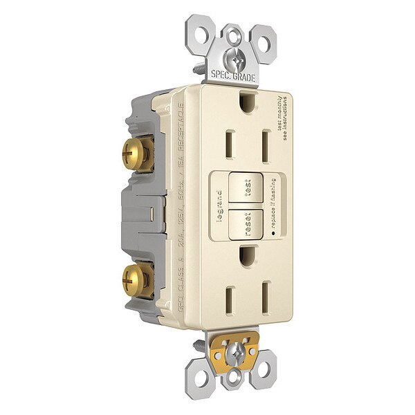 Power Inlet, 15A, 125VAC, Receptacle GFCI