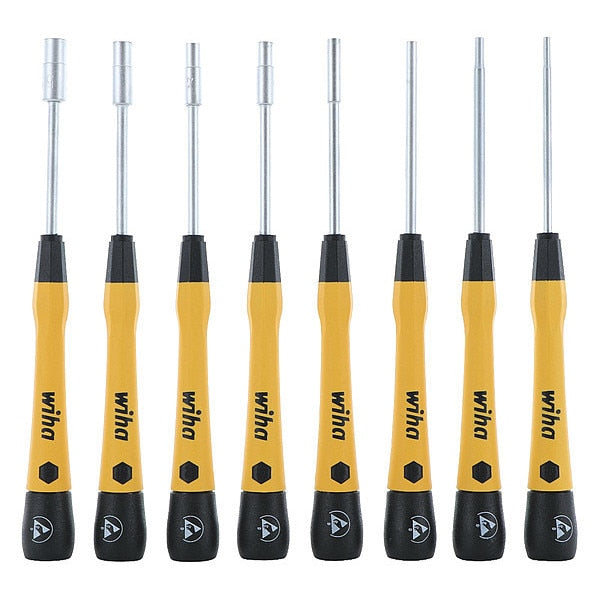 Solid Shank Precision Nut Driver Set