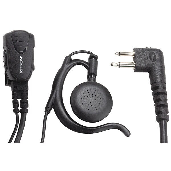 Earpiece, Black, Polycarbonate