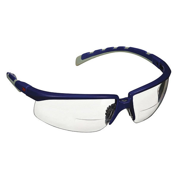 Safety Glasses, Wraparound Clear Polycarbonate Lens, Anti-Fog, Scratch-Resistant