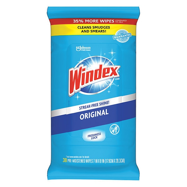Wipes Glass Cleaner Wipes, Unscented
