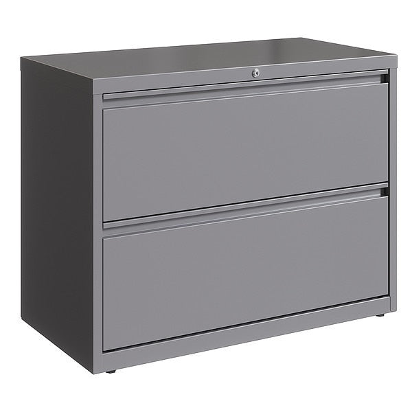 2 Drawer Lateral File Cabinet, Arctic Silver, Legal/Letter