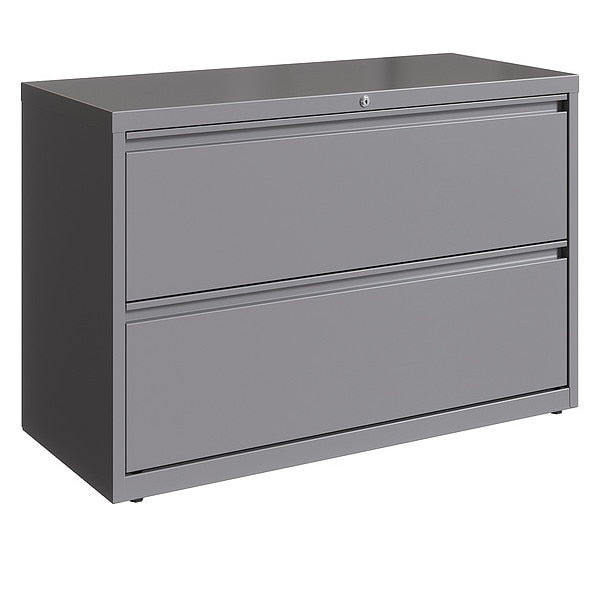 2 Drawer Lateral File Cabinet, Arctic Silver, Legal/Letter