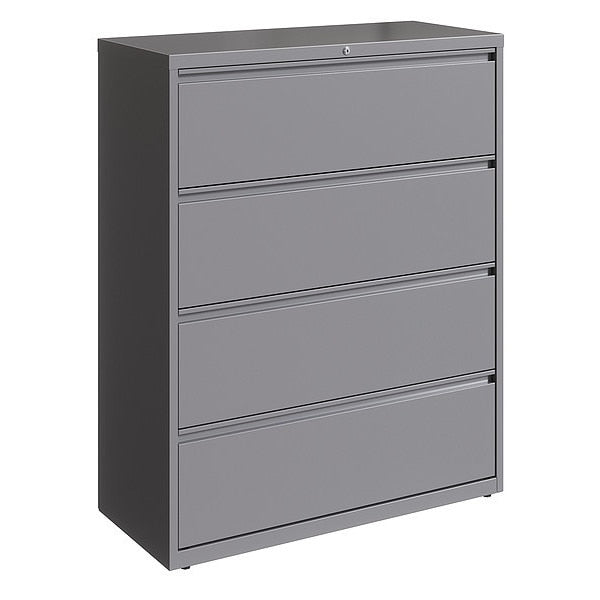 4 Drawer Lateral File Cabinet, Arctic Silver, Legal/Letter