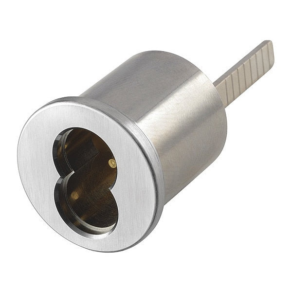 Rim Cylinder, Satin Chrome Finish, Grade 1
