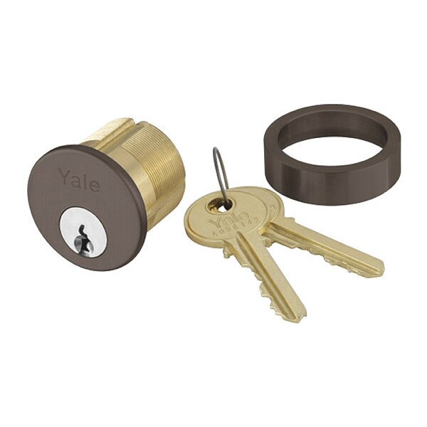 Rim Cylinder, Dark Bronze Finish, Grade 1