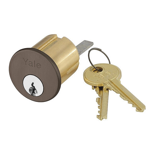 Mortise Cylinder, Dark Bronze Finish