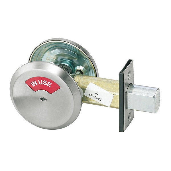 Deadbolt, Cylindrical, Satin Chrome Finish
