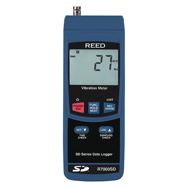 Vibration Meter, 656ft/s2,200m/s2, 20.39g