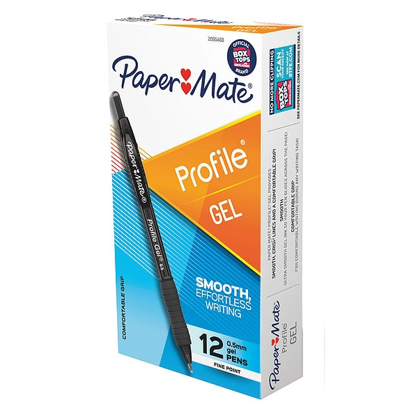 Gel Pens, Textured, Plastic, PK12