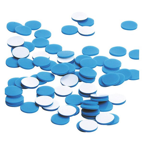 Cap, 9 mm Dia, Natural, PK100