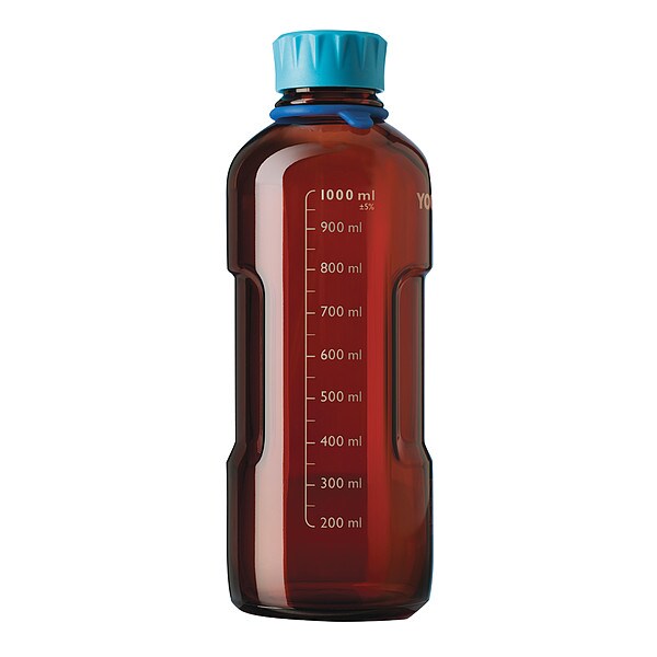 Bottle, 158 mm H, Amber, 66 mm Dia, PK4