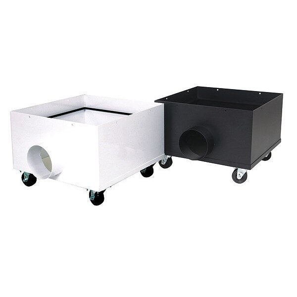 Medical Air Scrub, 500cfm, 1Speed, Blk/Wht