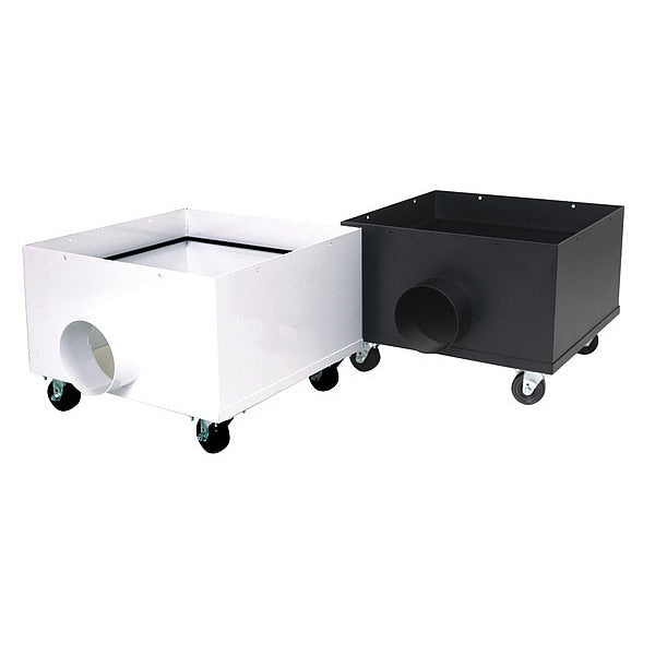 Medical Air Scrub, 900cfm, 1Speed, Blk/Wht