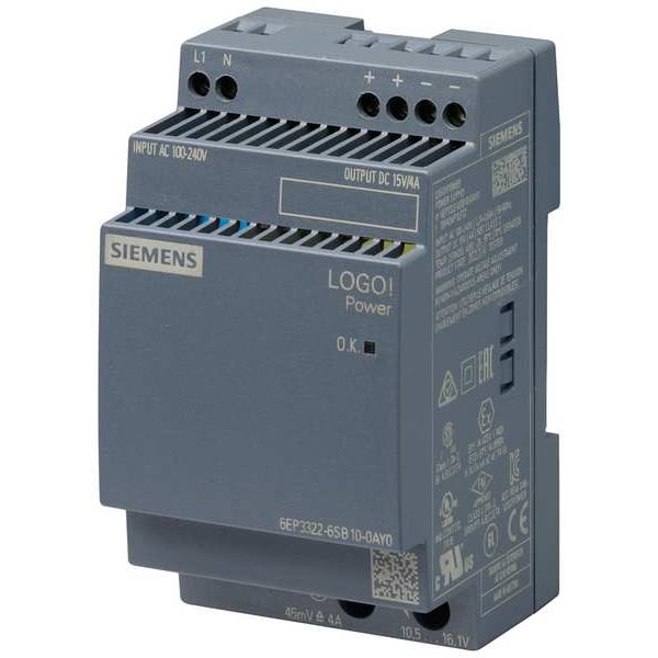 LOGOPOWER 15 V / 4 A Stabilized power s