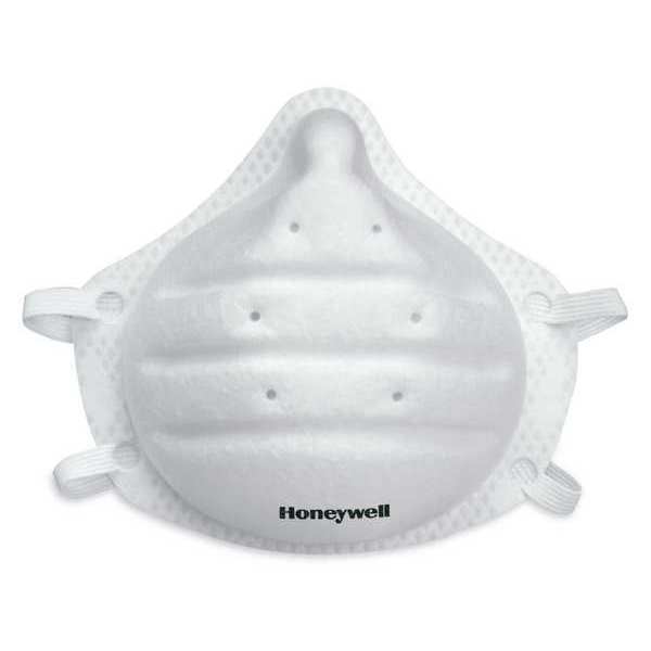 Disposable Respirator w/Nose Clip, PK200