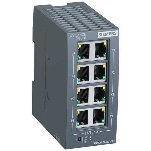 SCALANCE XB008 Unmanaged Industrial Ethe