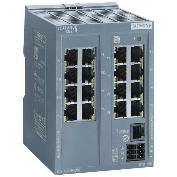 SCALANCE XB216 managed Layer 2 IE Switch