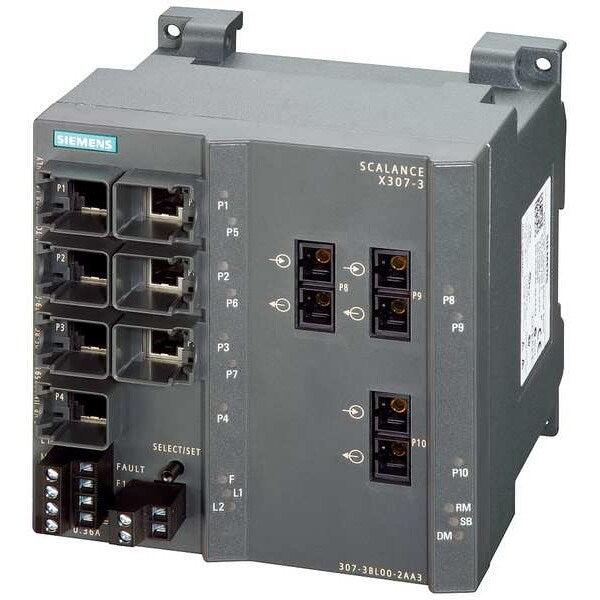 SCALANCE X307-3, managed plus IE switch,