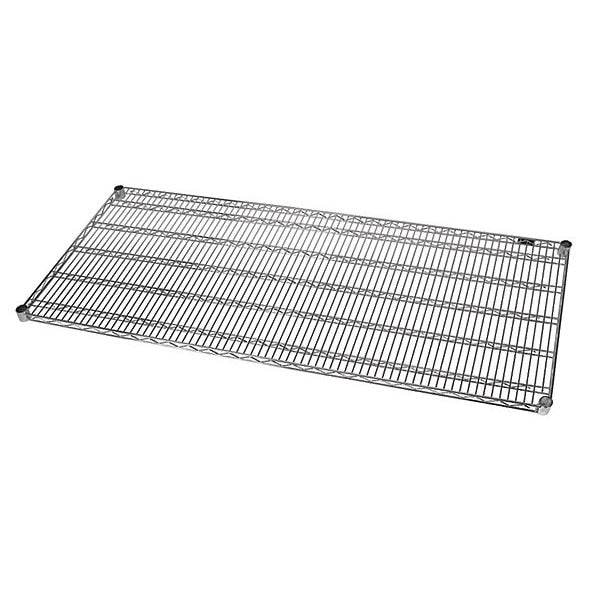 Wire Shelf, 24x60in, LdCap 1,000lb