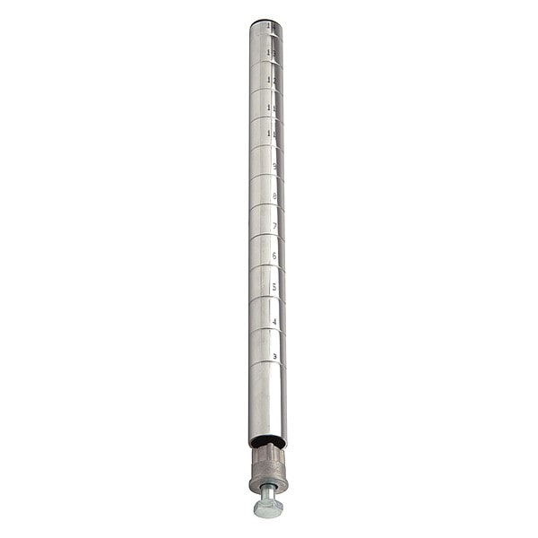 Wire Shlf Pst, 86 inx1 in, Split Sleeve
