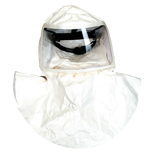 Hood, Universal Mask Size, White, PK20