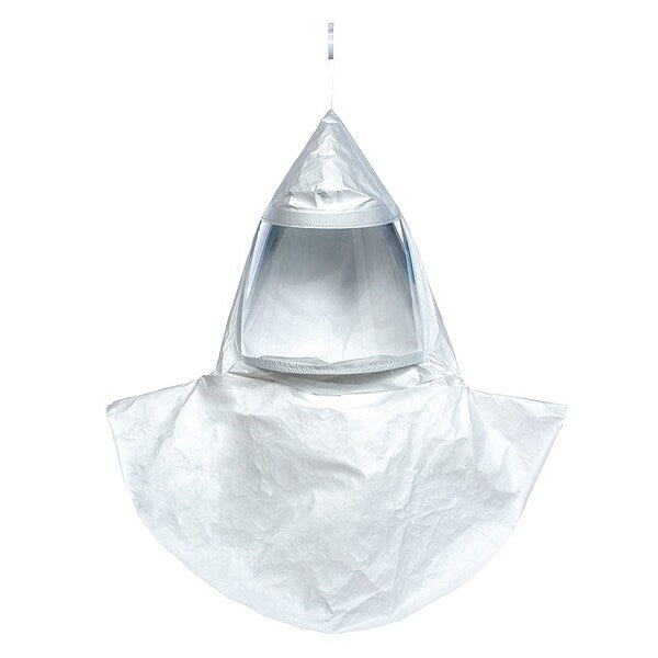 Hood, Universal Mask Size, White, PK20