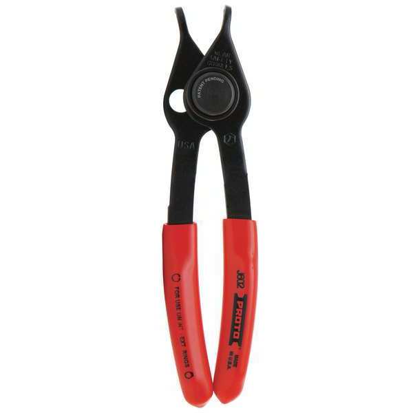 Retaining Ring Plier, Fixed Tip, 5-11/16