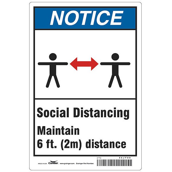 Social Distancing  Sign, 14