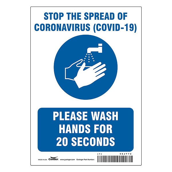 Stop The Spread Of Coronavirus Sign, 7