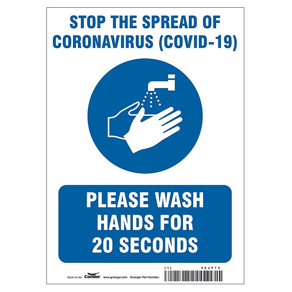 Stop The Spread Of Coronavirus Sign