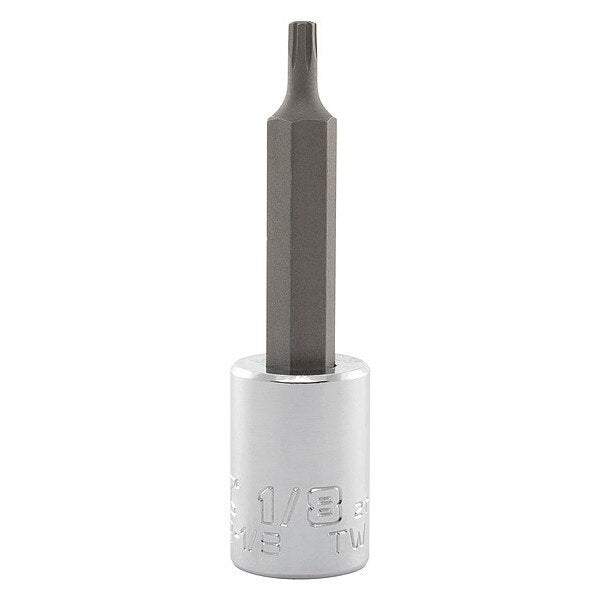 1/8 in Tip, Socket Bit, SAE 3/8 in Drive