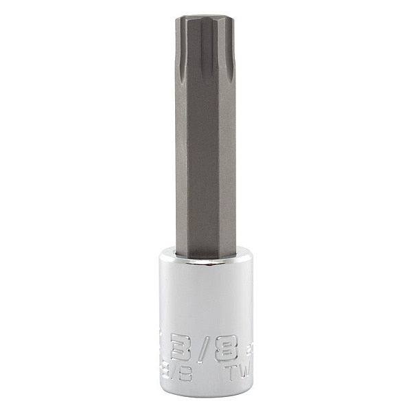 3/8 in Tip, Socket Bit, SAE 3/8 in Drive