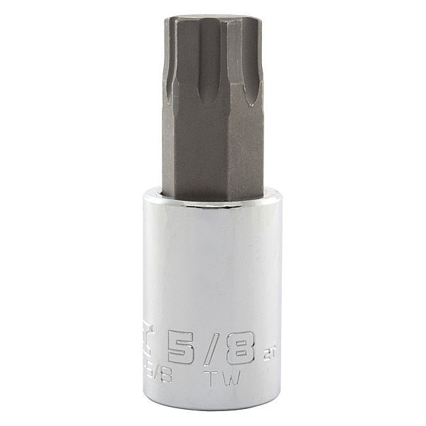 5/8 in Tip, Socket Bit, SAE 1/2 in Drive