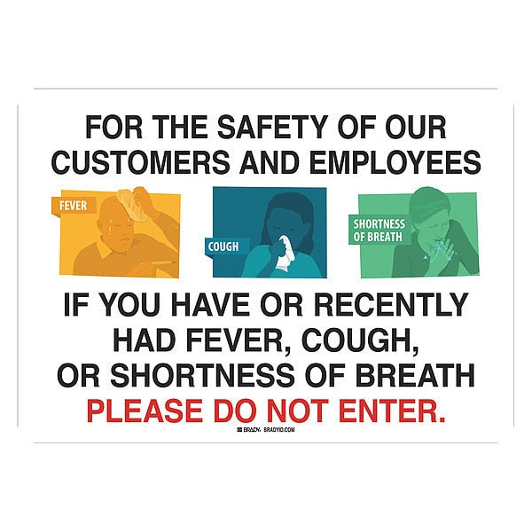 For The Safety Of Our Customers Sign, 170176