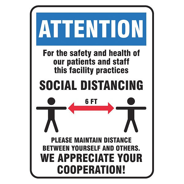 Safety Sign, 10x7, 56JU73