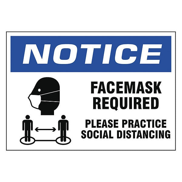 Facemask Required Sign, 10