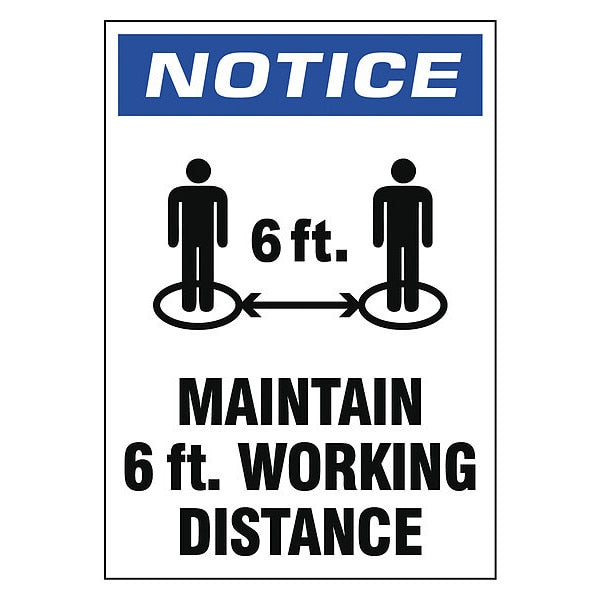 Adhesive Safety Sign, N504-107-V