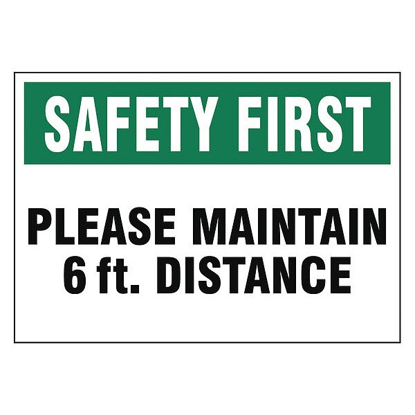 Adhesive Safety Sign, S506-710-V