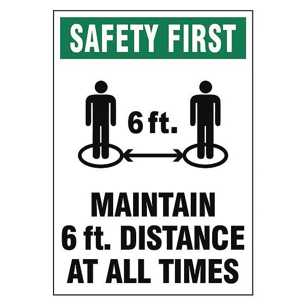Adhesive Safety Sign, S503-107-V