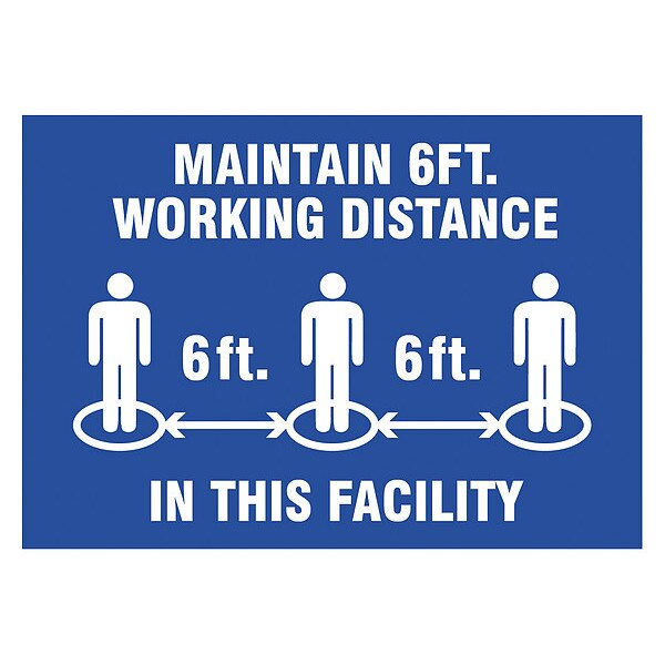 Adhesive Safety Sign, B516-710-V