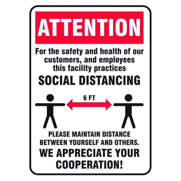 Safety Sign, 10x7, 56JU62