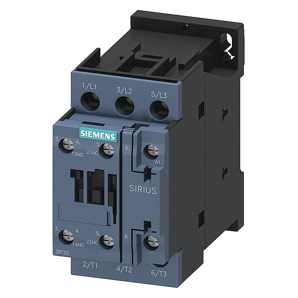 Power contactor, 3 Poles, 480V AC, 12 A
