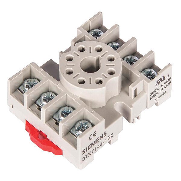 Relay Socket, Screw Clamp, 8 Pins