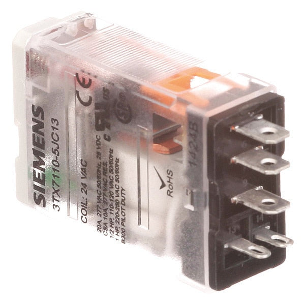 Plug In Relay, 120V AC Coil Volts, Square, 5 Pin, SPDT
