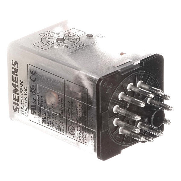 Plug In Relay, 24V AC Coil Volts, Octal, 8 Pin, DPDT