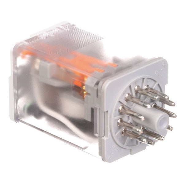 Plug In Relay, 240V AC Coil Volts, Octal, 11 Pin, 3PDT