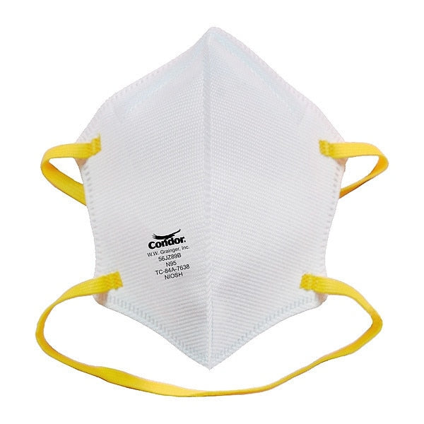 Disposable Respirator, N95, Folded, PK40