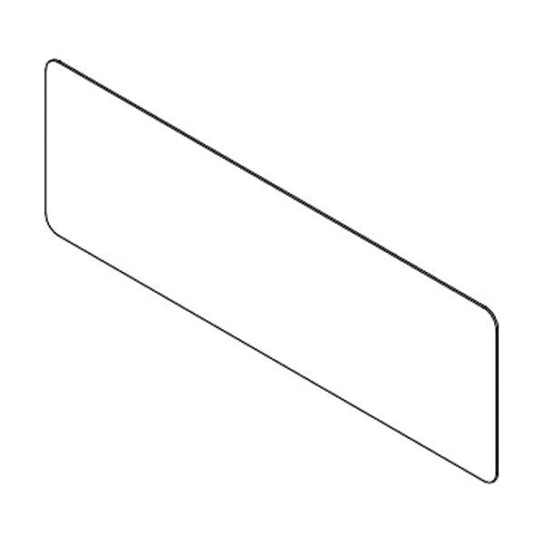 Plastic Dividers w/Round Corners, PK12