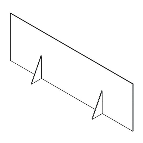 Self-Supported Clear Plastic Dividers